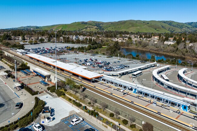 Downtown Fremont residents have access to public transportation.
