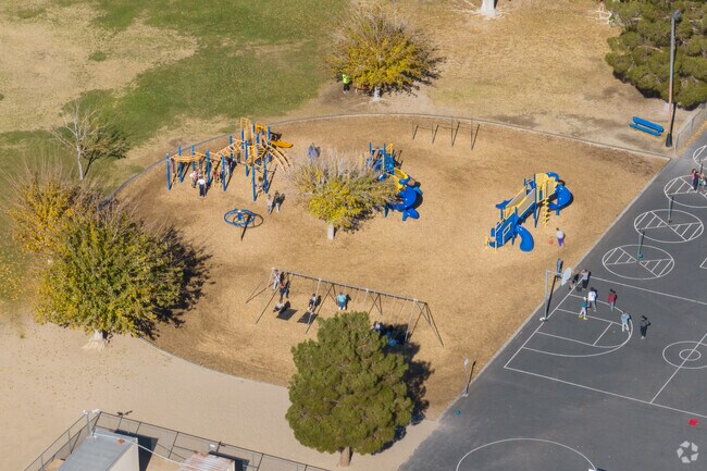 Your kids will never want to leave the playground at Helendale Elementary