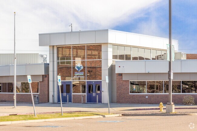 Prairie Middle School shares a campus with Overland High School in Heather Ridge.