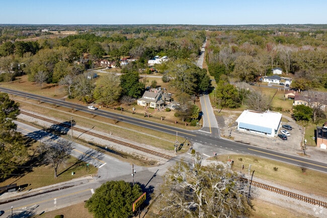 The historic town of Eastover has some homes and a Dollar General store.