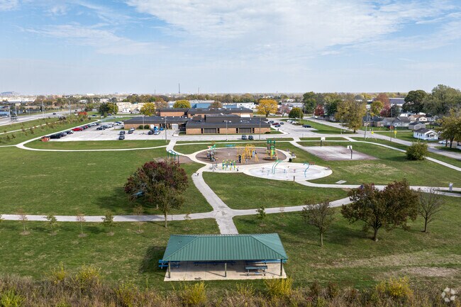 Near Stout Field proper is Stout Field Park, one of the top playgrounds in the area.