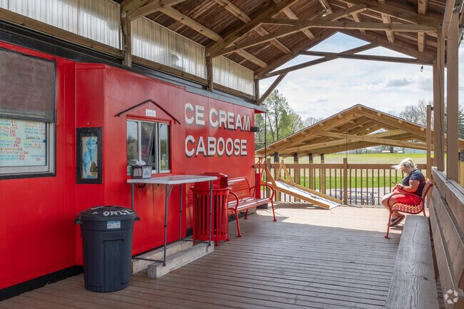 The Ice Cream Caboose is a great place to grab a frozen treat in Bowne Township.