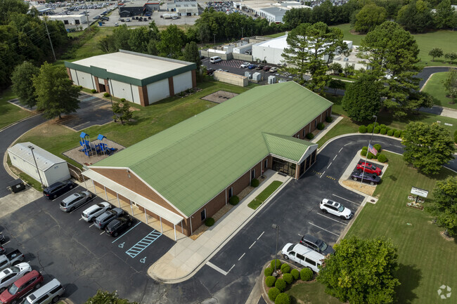 Full campus of the Huntsville Christian Academy in Huntsville Alabama.