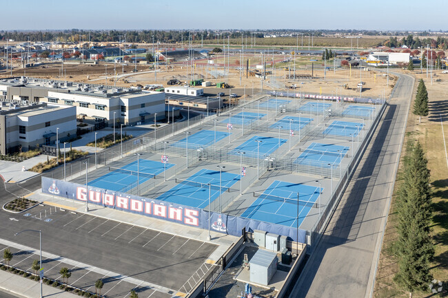 A view of Justin Garza Highschool in Fresno.