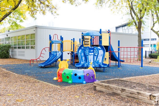 The playground at Perspectives Charter School is fun and engaging for kids.