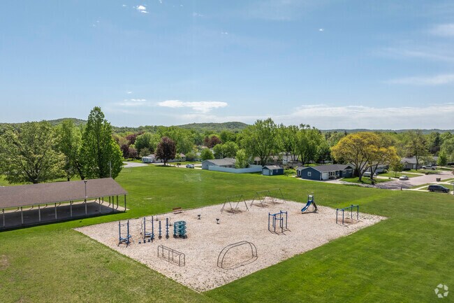 St. Aloysius School in Sauk City has a playground for its students.