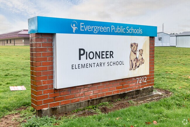 Pioneer Elementary belongs to the Evergreen School District.