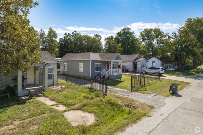 You will find rows of small bungalow homes in Dawson.