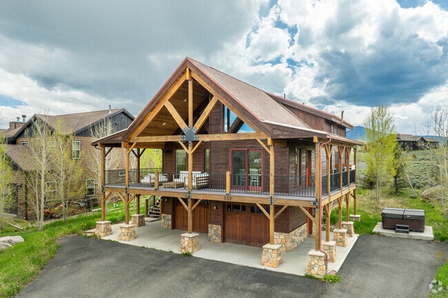 Log or mountain-style homes are naturally popular in Tabernash.