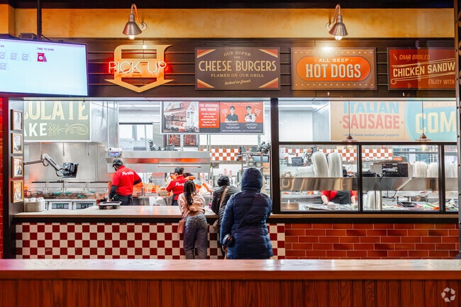 Portillo's in Avondale is a classic Chicago chain serving hot dogs and burgers.