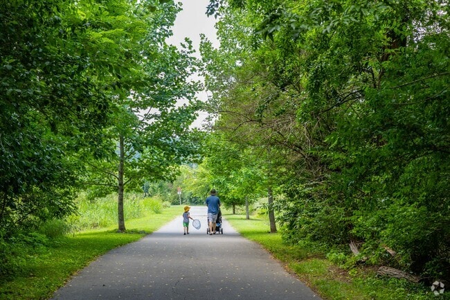 Residents love walking the shaded paths of the Richland Park Greenway Trailhead in Whitebridge.