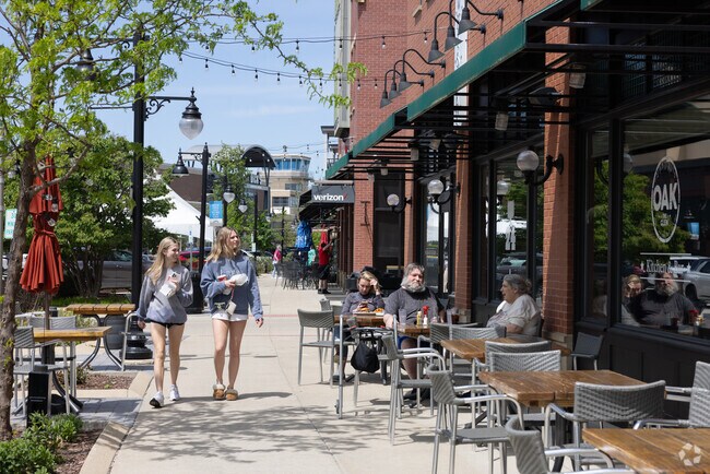 The Glen Town Center features high-end shopping in an outdoor environment.