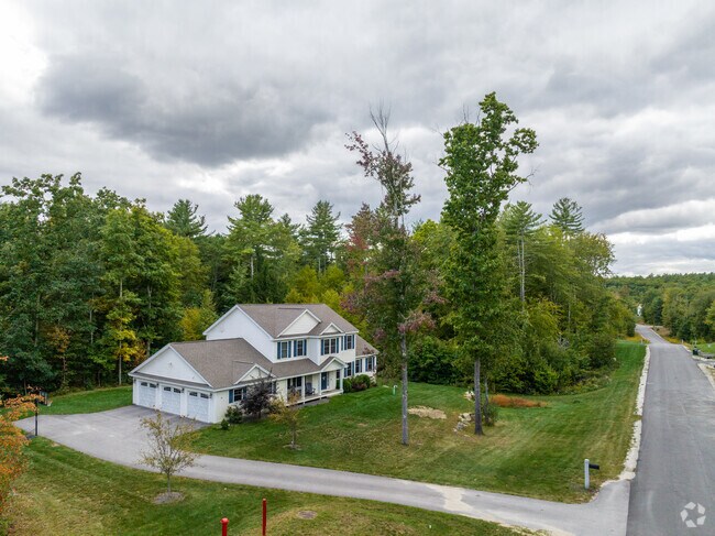 Explore luxury living in a quiet neighborhood with these new builds in the town of Hollis.