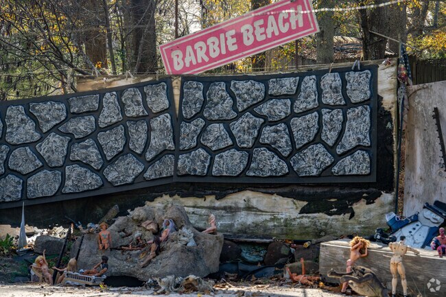 Turin is known for the roadside attraction Barbie Beach.