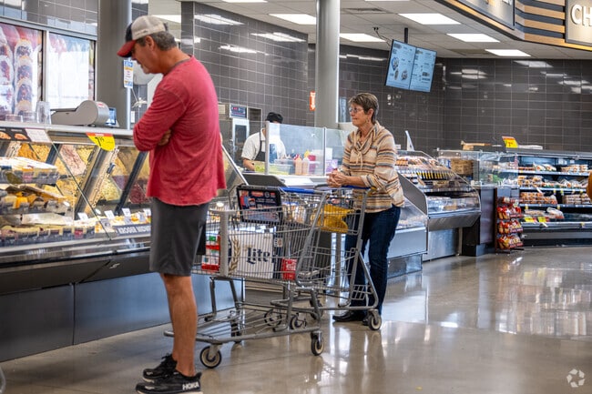 Kroger in nearby Brownsburg makes weekly shopping quick for Pittsboro residents.