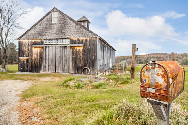 Beautiful barns like this one are still functional in Deering.