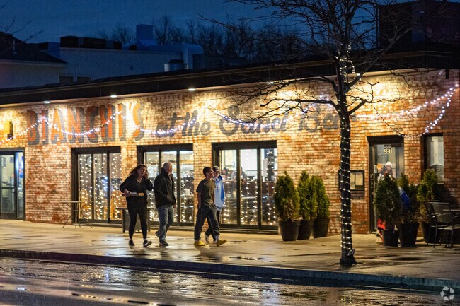 Bianchi's is a popular spot for dinner right across from the water near Beachmont.