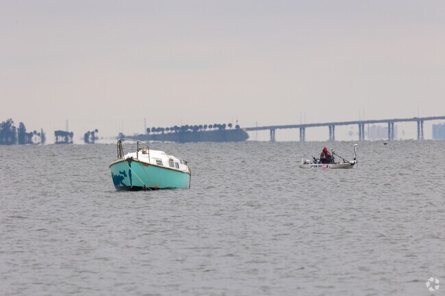 Indialantic Beach is surrounded by water, the Atlantic on one side and the Indian River on the other.