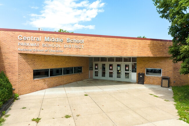 Parkway Central Middle School serves over 800 students a year.