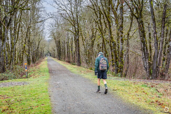 The Snoqualmie Valley Trail near Stillwater stretches 30 miles from Duvall to North Bend.