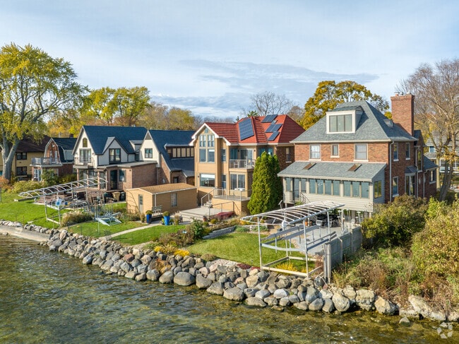 Lake Monona waterfront homes offer stunning views in Atwood.