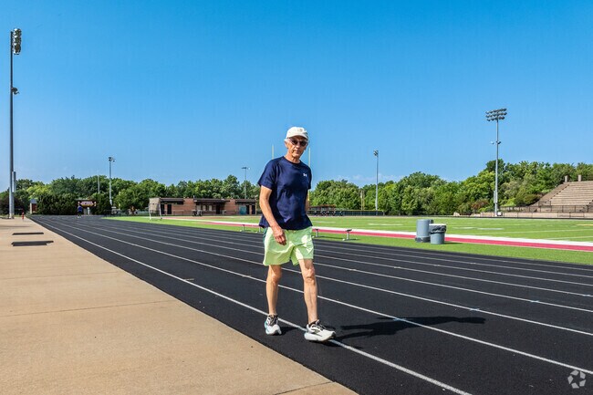 Lawrence High has a great tack that residents can use when school is not in session.