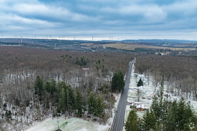 Route 160 leads Shade Township residents towards Somerset and Windber.