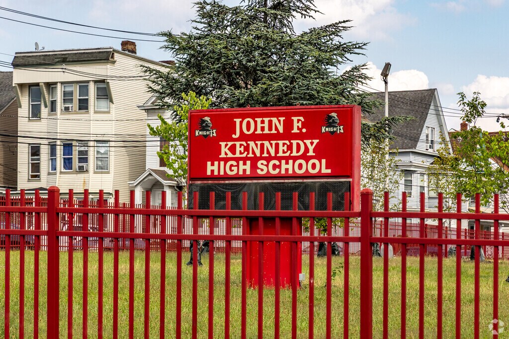 John F. Kennedy High School in Paterson, NJ, serves over 1,700 students.