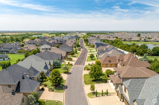 The streets of Remington are lined with stunning home estates.