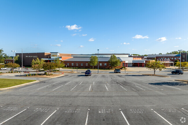 The Walkertown Middle School building in Winston-Salem, NC.