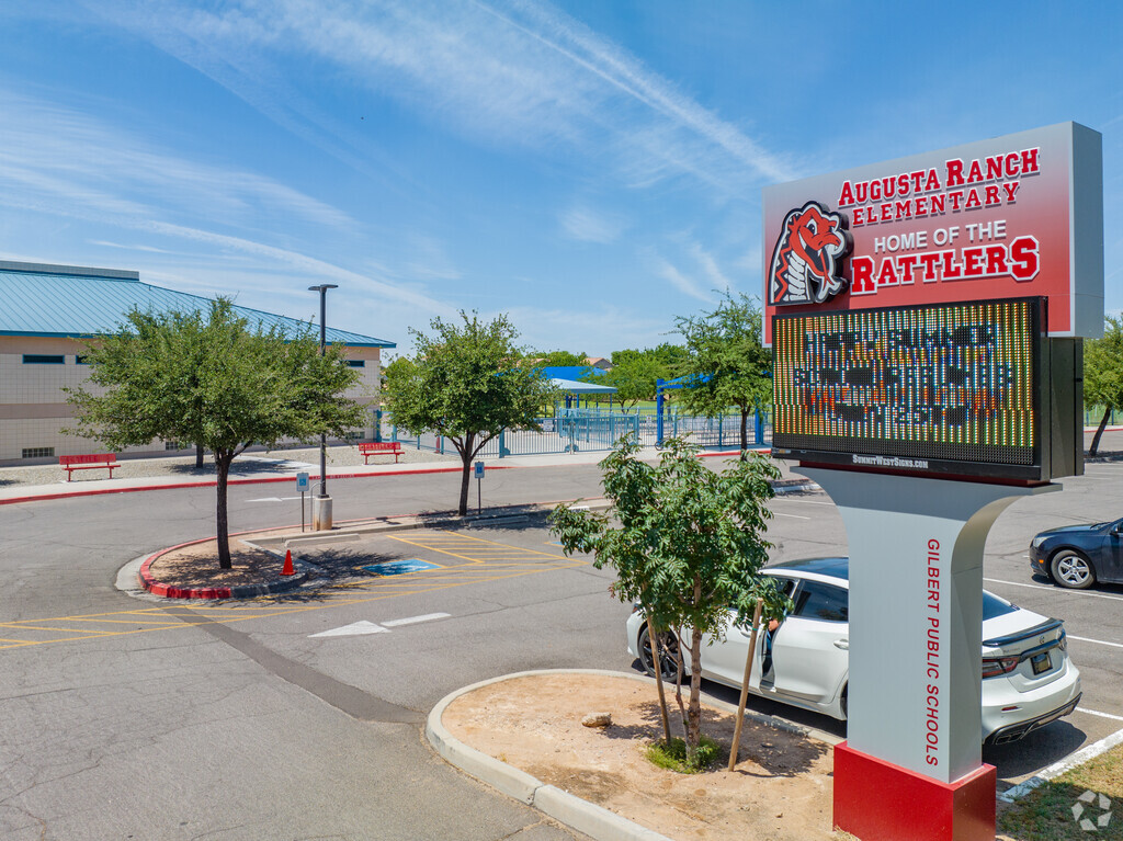 Home of the Rattlers, August Ranch Elementary School students in Mesa show their school pride.