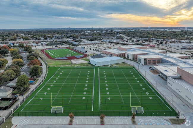 There is ample opportunity for young student to participate in sports at Lowery Freshman Center.