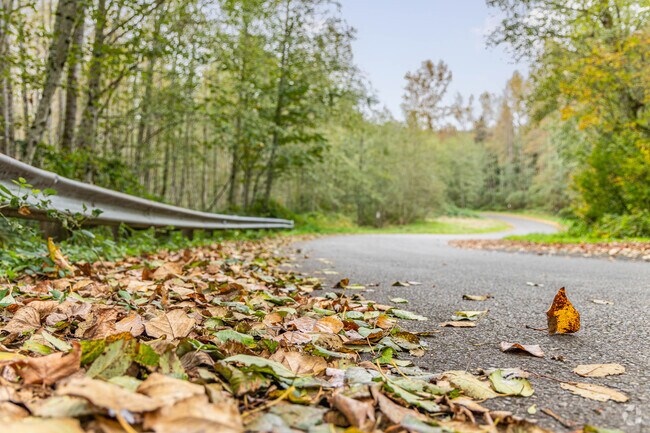 The winding, rural streets of Chain Lake offer a laid-back feel for residents to enjoy.