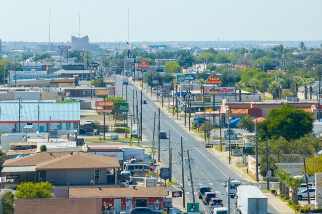 US Route 83 is lined with businesses that draws shoppers from all around.