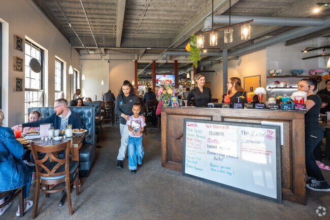 Holbrook residents start their day with breakfast at The Connection Cafe.