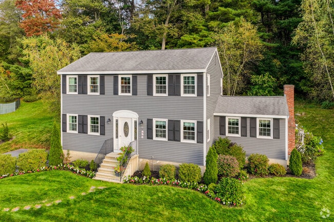 Shrewsbury has older classic homes as well as new construction.