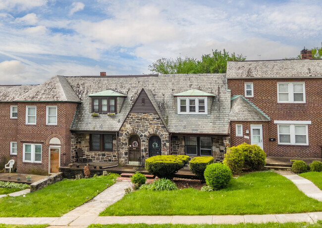 Richnor Springs offers charming Tudor-style rowhomes.