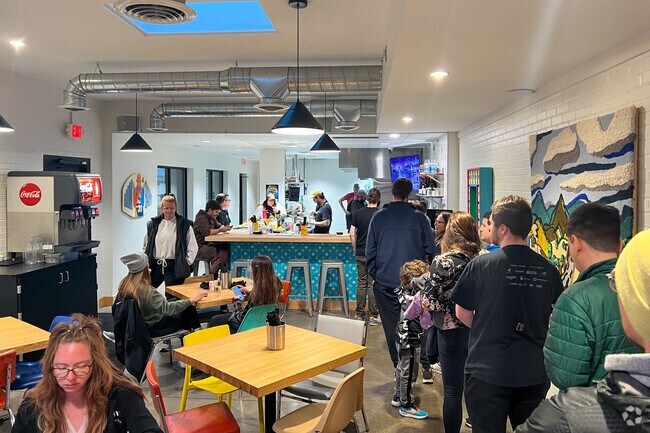 Get to Fairfield's Bravas Burgers as soon as you can, the line can go out the door.