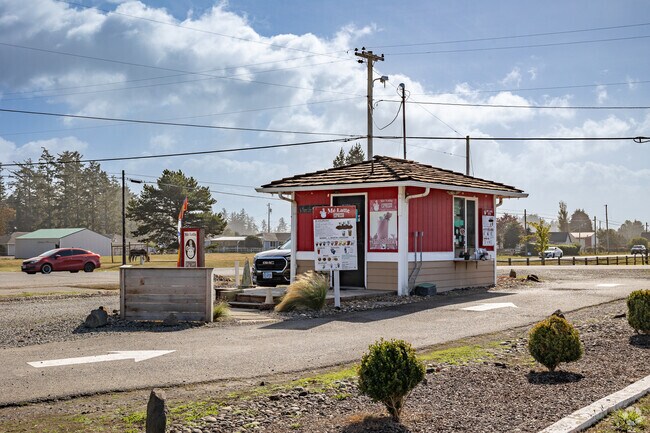 Swing by Me Latte for a hot cup of joy on your morning commute from Surf Pines.