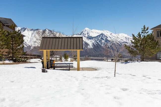 Highland residents can enjoy mountain views from Eagle Crest Park's picnic pavilion.
