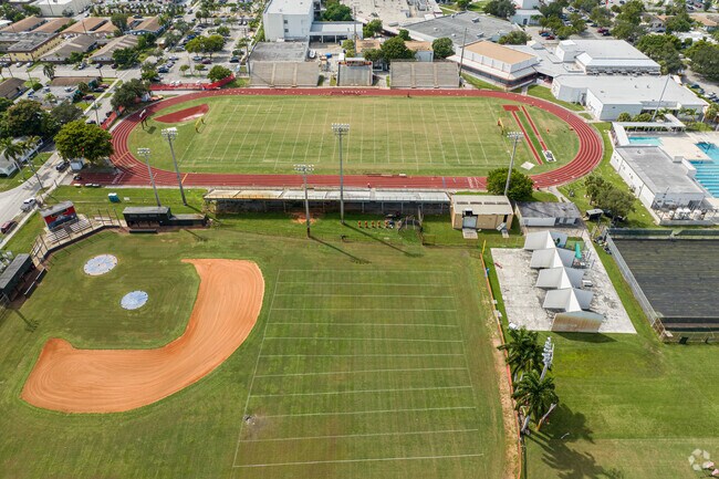 South Broward High School
fields serves students athletic activities in Hollywood, FL.