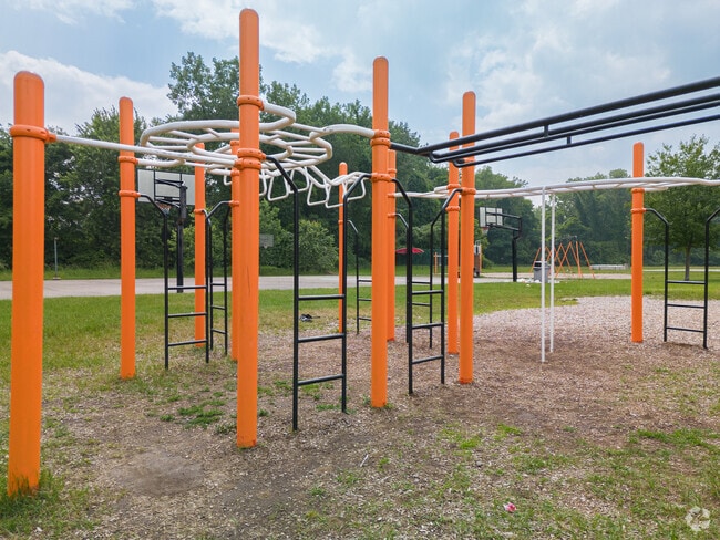 Pinewood Elementary School have more than one playground.