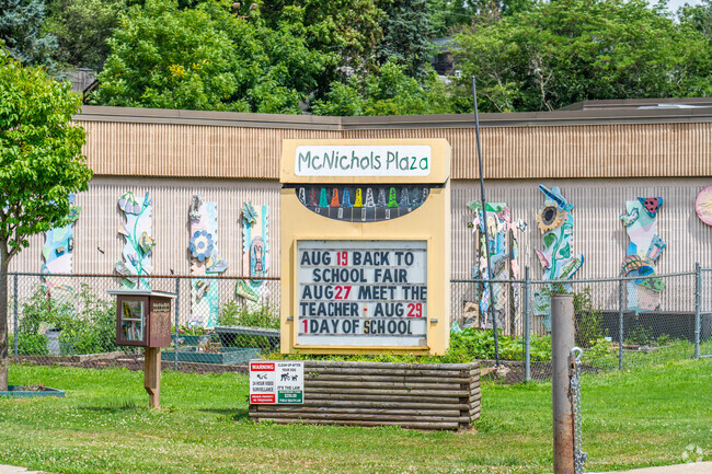 McNichols Plaza Elementary School serves students in grades PK-4.
