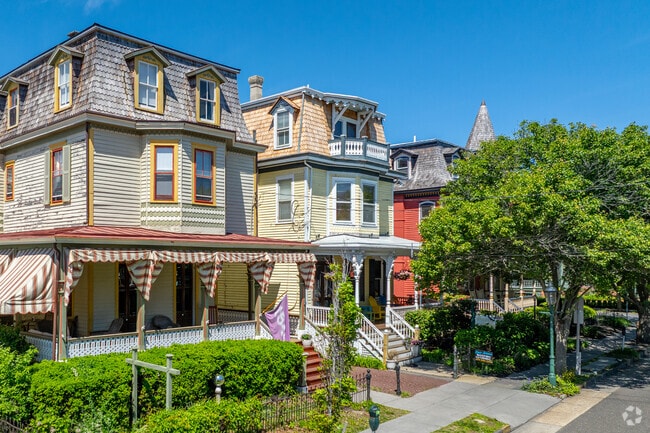 Cape May is known for its historic Victorian homes, which were built after much of the city burned down in 1878.