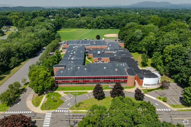 Dodd Middle School is located at 100 Park Place in Cheshire, CT.