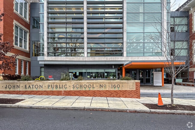 Front of Eaton Elementary School