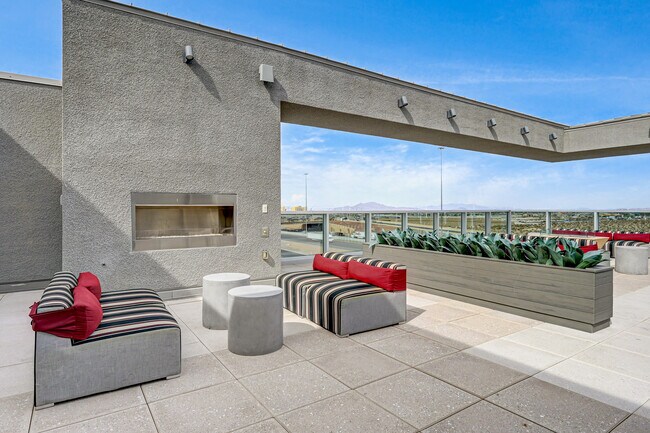 Rooftop lounge