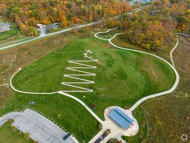 Brooks-Luxhaven sledders can find a great hill to go down at  Flat Fork Creek Park.