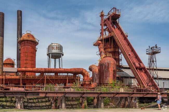 A Scenic View at Historic Sloss Furnace located in East Birmingham.