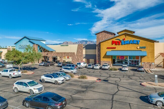 The Marketplace Marana serves residents of Casa Adobes big box retail shopping and dining.